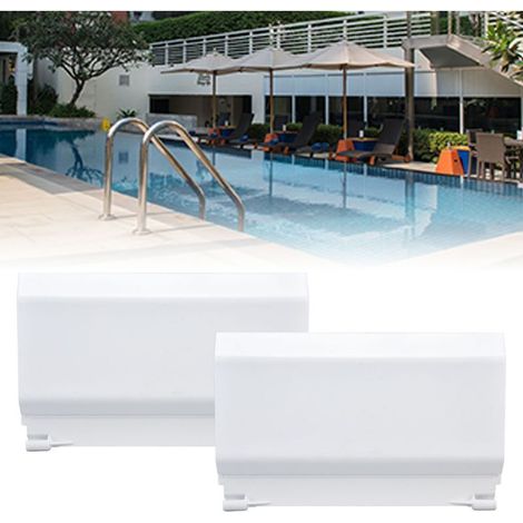 Clapet Skimmer Porte Deux Pièces Blanc Plastique Durable Facile à Installer Pour Swimming Pool (1/5)