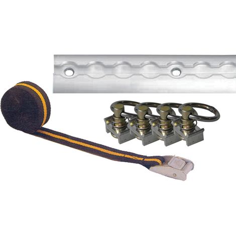Mw Tools – Tendeur à cliquet avec sangle 2,5 m – 4 mousquetons en aluminium – Charge maximale 200 kg – BAM25BS