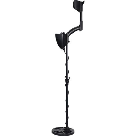 Détecteur de métaux avec alarme sonore réglable, indicateur à aiguille, chercheur d'or et d'argent, pelle et casque inclus (1/5)