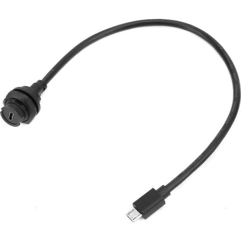 IP68 wasserdichter Micro-USB-Anschluss (weiblich/männlich) mit 0,3 m Kabel, E10MCBFF/MCAM-Stecker, wasserdichter Adapter zum Laden und für Datenübertragung. (1/5)
