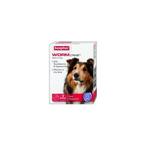 WORMclear Dog Up To 40kg - 4tab - 290513