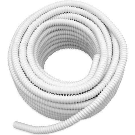 Tubo spiralato in PVC plastificato autoestinguente per lo scarico condensa dei condizionatori - ø 16 mm - Rotolo da 25 mt (prezzo a metro - acquisto min. 25 metri e multipli) 00000052015 (1/2)