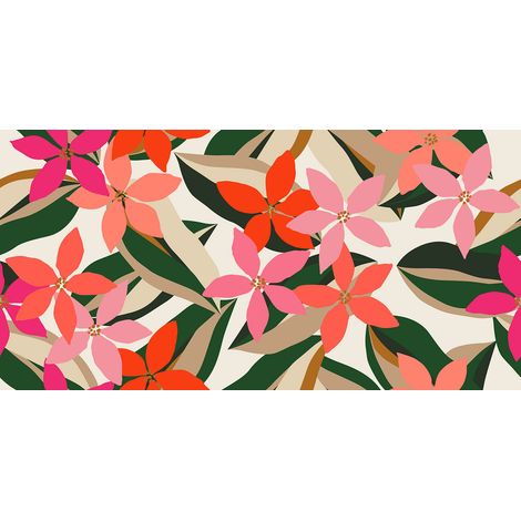 Papier peint panoramique - Fleurs - 130 cm x 65 cm (1/2)