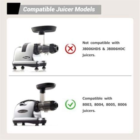 NALOOKAMIC Tambour Tamis Jus Vertical Centrifugeuse à Mastication Compatible Modèles 8006 8005 8004 8003 (1/3)