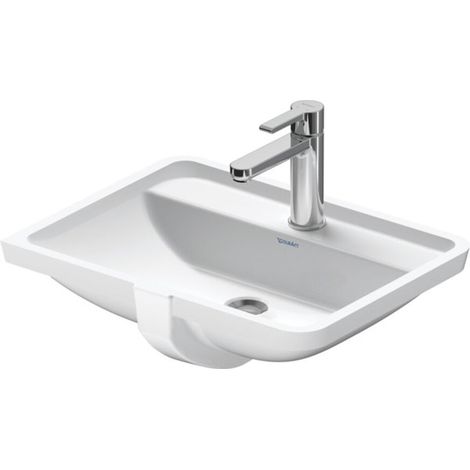 Duravit vasque à encastrer Starck 3 49cm, 1 trou pour robinet, (1/3)