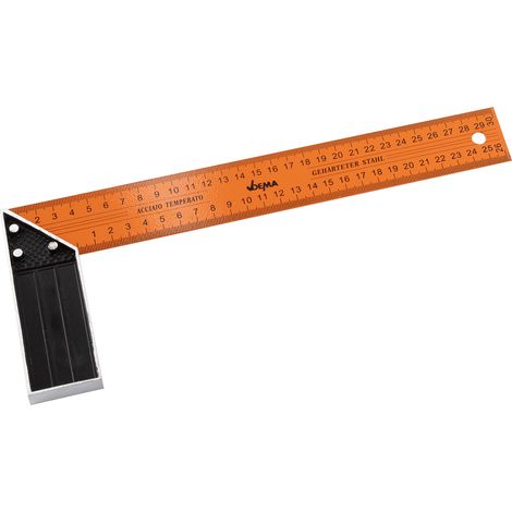 Messwinkel Anschlagwinkel Schreinerwinkel Zimmermannswinkel 300 mm cm-Skala (1/2)