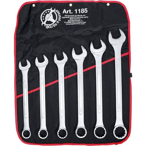 Jeu de Clés Mixtes XXL 34-50 mm - 6 pcs - Acier Résistant et Précision Professionnelle - D-Work (1/5)