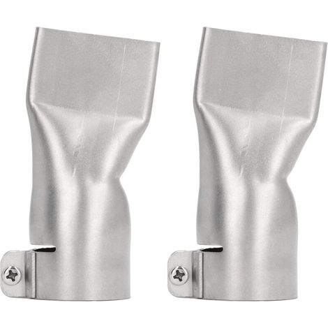 Boquilla de soldadura plana ancha de acero inoxidable de 40 mm – pistola de calor de alta resistencia, juego de 2 piezas