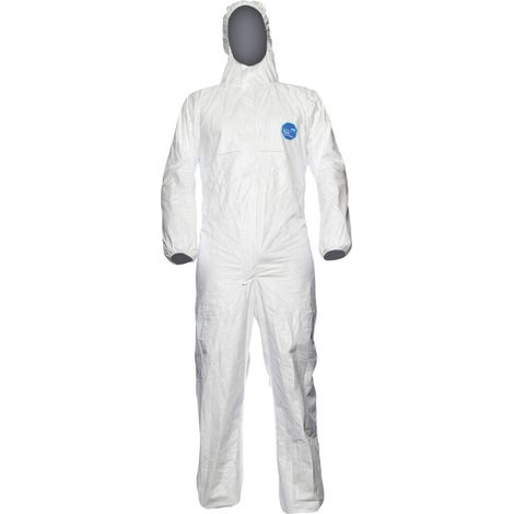 Dupont Schutzoverall Typ 5/6 Tyvek 500 Xpert, weiß, Unisex-Größe: S