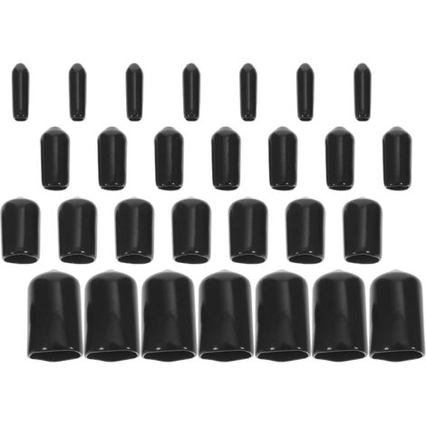 LIFKOME 80 Bouchons en caoutchouc noir tuyaux ronds PVC joint sûr (1/5)