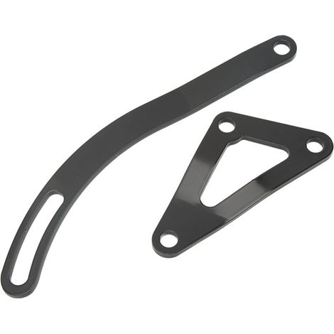 Schwarze Stahlhalterung für Lichtmaschine/Wasserpumpe als Ersatz für CHRYSLER 318 340 360 Motoren. (1/5)