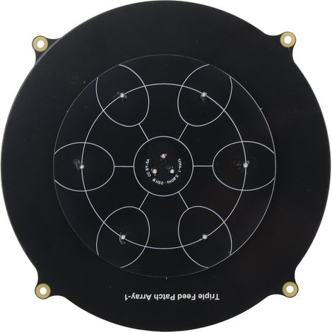Antenne patch triple alimentation SMA directionnelle à polarisation circulaire 5,8 GHz pour drone RC FPV (1/5)