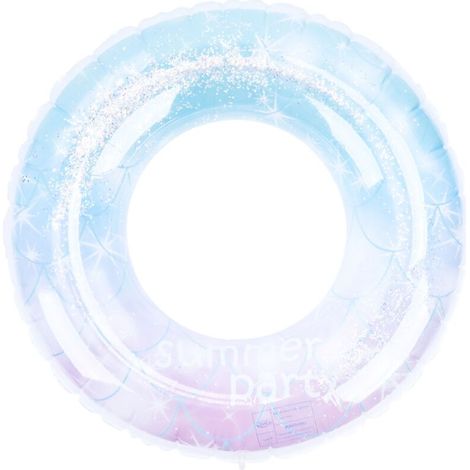 Bouée gonflable de piscine aux couleurs vives et clignotantes pour l'été (1/5)