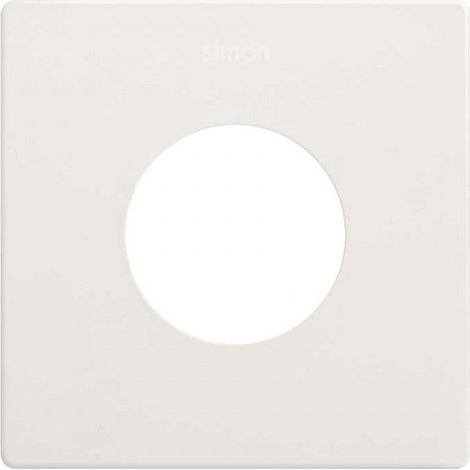 SIMON 270 Marco estética mínima para enchufe con 1 elemento blanco 27110610-090