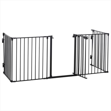 Barrière pour chien Barrière de sécurité chien modulable pliable (1/5)