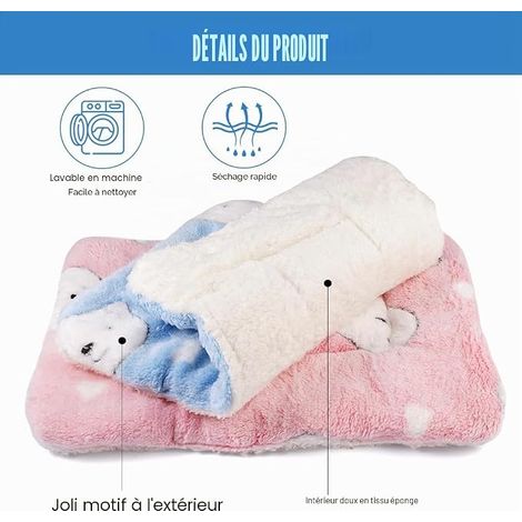 Rabbits and Guinea Pig Mats 35 x 27 cm Soft, Washable, Hamsters Squirrels and Kittens (1/4)