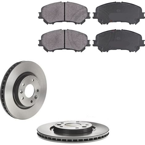 KIT FRENI ANTERIORI compatibile con RENAULT KADJAR (HA,HL) - DISCHI + PASTIGLIE OEM: P 56 100 , P 56 099 / 18409 /SOSTITUZIONE DIRETTA/BASSA POLVERE/SILENZIOSO (1/5)