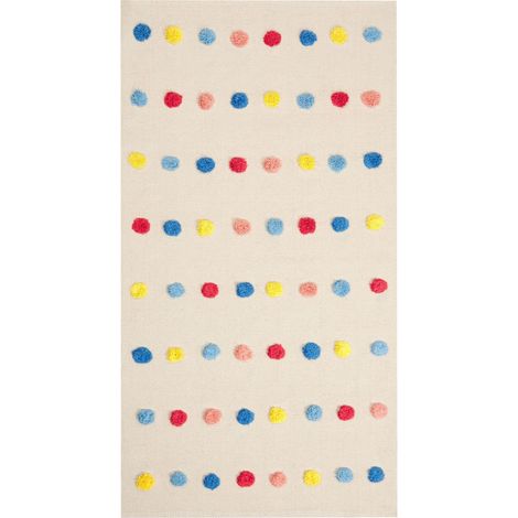 Tappeto per la camera dei bambini Mini Pompoms 80 x 150 cm Multicolore Playroom Leles