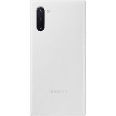 Custodia per Samsung Galaxy Note 10 in pelle bianca