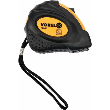 Vorel 10061 - Righello de pieghevole de PVC e acciaio, 16 mm de larghezza, idealeper misure precise in progetti di costruzione.