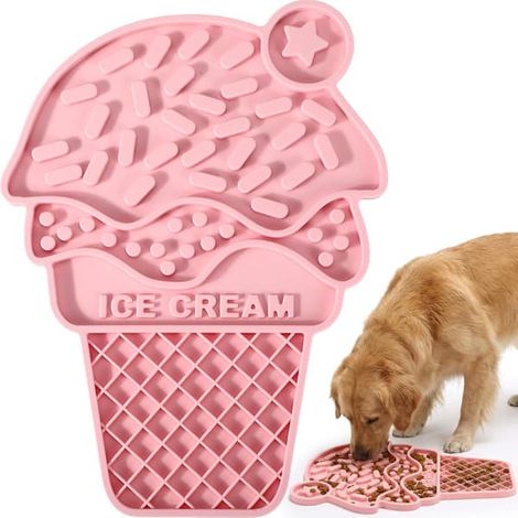 Filiyano-Tapis d'entraînement pour chiens et chats en silicone - Distributeur de nourriture lente, anti-anxiété et facile à nettoyer (Ho) (1/5)