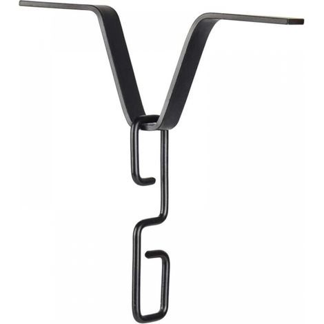 Rain Chain Hook, Adjustable Rain Chain Gutter Adapter, V-Shaped Rain Chain Adapter with S-Shaped Hook for Downspout Outlet (1/5)