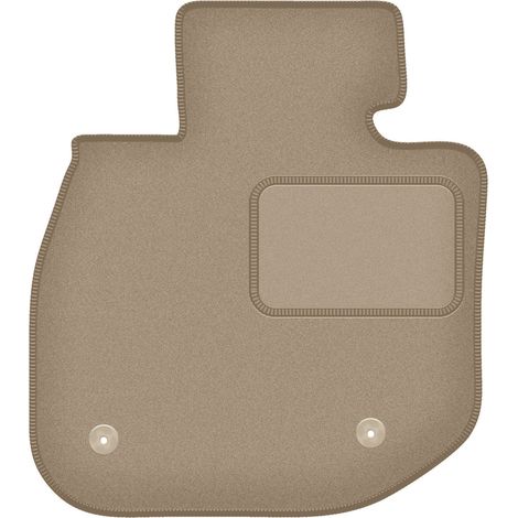 Tappetino in velluto per guidatore per: BMW iX1 crossover (2022-) beige