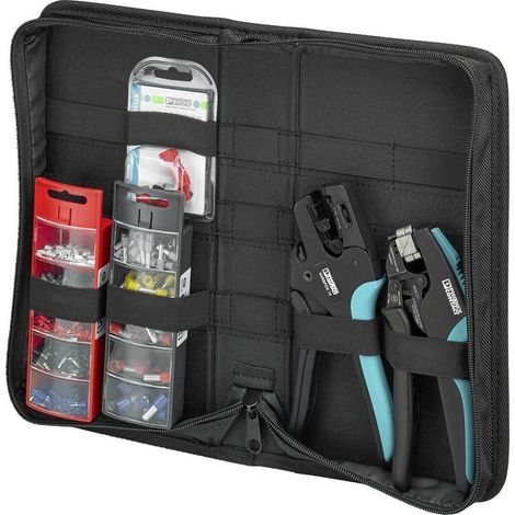 Phoenix Contact CRIMPFOX DUO 16S SET 1367687 Kit di spellafili, taglierini, pinze a crimpare 16 fino a 0.14 mm²