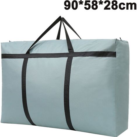 Sac De Rangement Pliable - 150 L - Fermeture Éclair - Pour Literie Couvertures Vêtements Oreillers - 90 X 58 X 28 Cm - 1 Pièce (1/5)