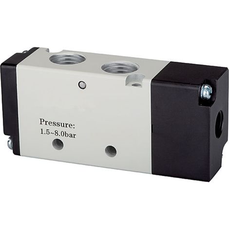 Riegler 5/2-Wegeventil, pneumatisch, »4A«, monostabil, G 1/2 (1/3)