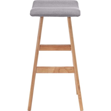 Tabouret de bar,Chaise de bar Gris clair Tissu CFW307393 (1/5)