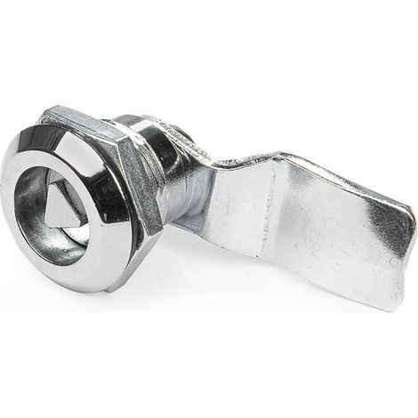 Rs Pro – Clé triangulaire moulée zinguée – Serrure monopoint en applique – Sens de pose réversible – Entraxe 25mm – Nombre de clés : 1