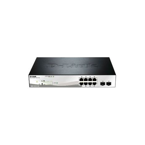 D-Link DGS-1210-10P Switch di Rete Gestito L2 8 Porte PoE Gigabit 2 SFP Nero (1/5)