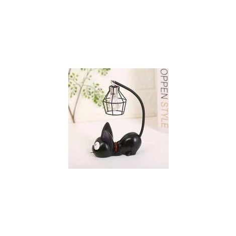 Résine Motif chat lampe Creative lumière de nuit Table de chevet Lampes pour lire (fil de fer Abat-jour) (1/3)