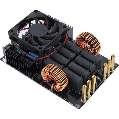 Panneau de chauffage par induction 1000 W 50 A DC 12-40 V ZVS Module d'alimentation basse tension Flyback Driver chauffage bobine Tesla pour bricolage petites pièces traitement thermique (1/5)