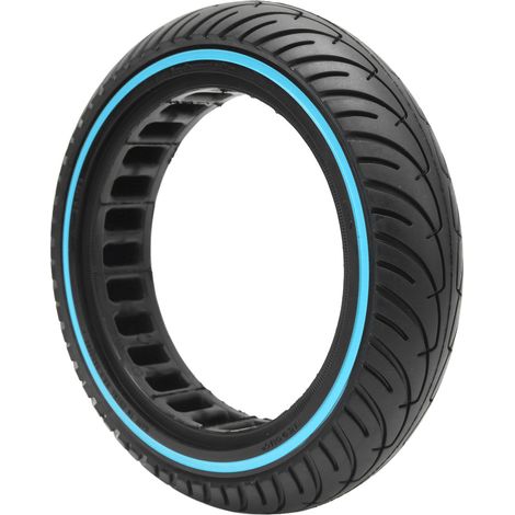 Pneu caoutchouc amortissant alvéolé pour trottinette électrique Xiaomi M365 Pro 2S Lite Bleu (1/5)