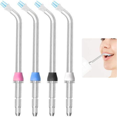 Hydopulseu Poignée En Plastique Tuyau Accessoies D'hygiène Buccale, 4 pièces pou Watepik Wate Flosse, pou Watepik Hydopulseu, pou Watepik Wate Flosse Wf02/03ec/Wp-450/462/560. (1/2)