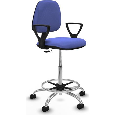 Chaise de bureau Piqueras Crespo BFN05RN bleu clair ergonomique
