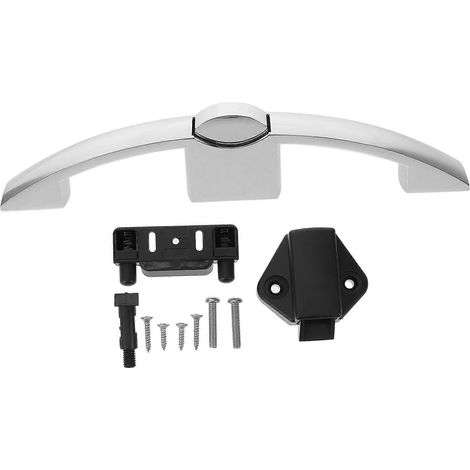 Poignée de porte de remplacement en métal durable pour camping-car, caravane, armoire, yacht (1/4)