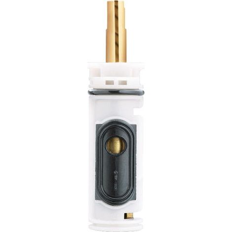 Essential Values Cartouche de robinet mitigeur Moen 1222 – Accessoire de remplacement compatible avec le robinet de douche thermostatique et le robinet de douche Moen – Plastique durable et laiton (1/5)