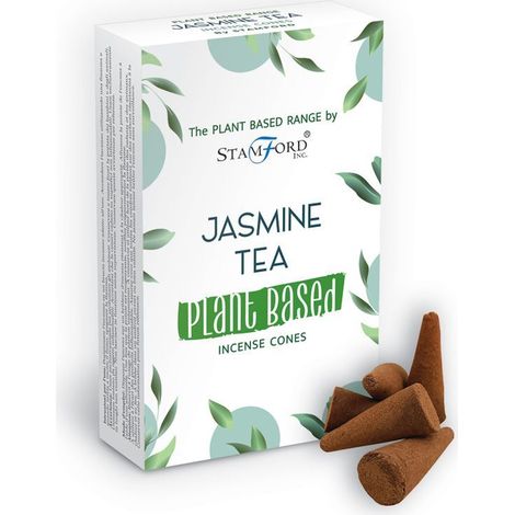 Cônes d'encens à base de plantes - Thé au Jasmin- Vendu par 1 (1/2)