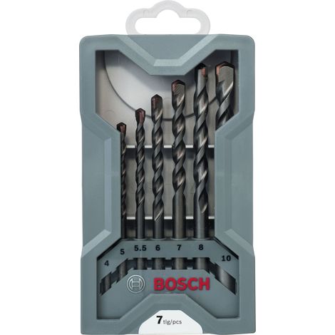 Broca CYL-3 piedra hormigón: set X-Pro 7 uds  BOSCH 2607017083