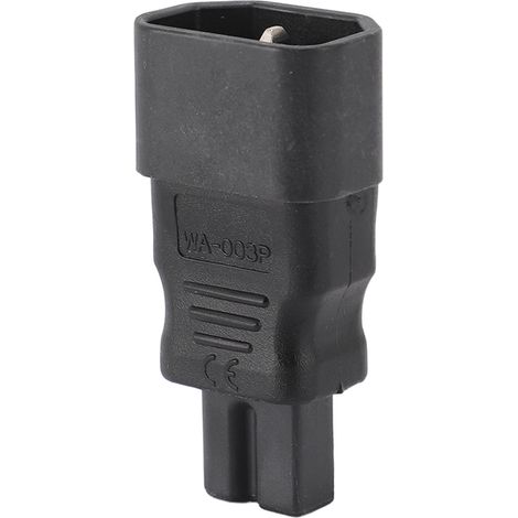 adaptateurs secteur IEC320 C14 vers IEC320 C7 adaptateur d'alimentation d'extension pour PDU/UPS IEC320 C14 vers C7 2,5-10 A 125-250 V (1/5)