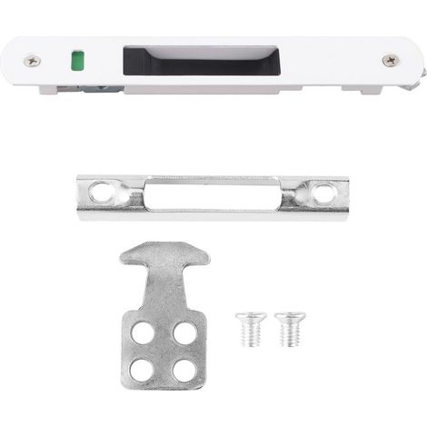 Serrure de porte coulissante, système de verrouillage simple pour portes et fenêtres en verre, matériau en acier inoxydable haute résistance, accessoires de quincaillerie durables pour la maison (1/4)