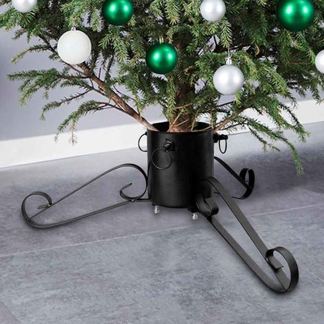 vidaXL Soporte para árbol de Navidad negro 58x58x21 cm (1/5)