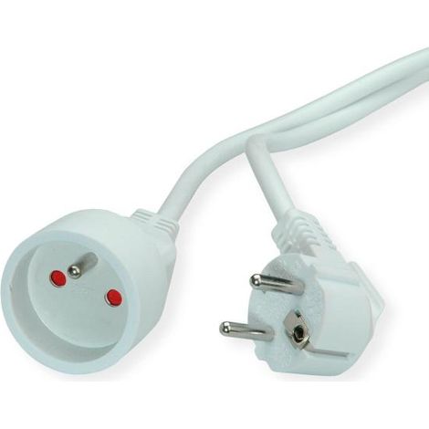 Value Cavo prolungato bianco 10 metri 16A 230V (1/3)