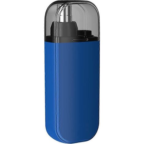 Tondeuse à poils de nez 2 en 1, électrique, portable et rechargeable, avec capuchon de protection anti-poussière, bleue. (1/5)