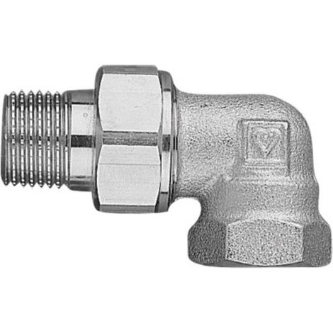 Herz-Radiatorverschraubung Fig.4145(00) 3/8' gebogen 1414500 (1/2)