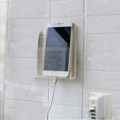 Support Mural en Acrylique pour téléphone Portable avec télécommande 1 Case