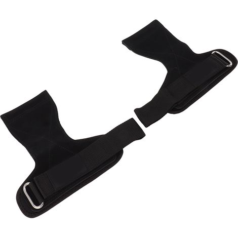 Sangles de traction pour soulevé de terre, assistance poignet, gants de musculation rembourrés pour entraînement de force et haltérophilie. (1/5)